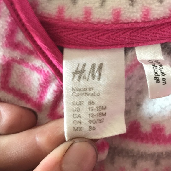 Kids fleece sweater 12-18 months - Picture 2 of 4